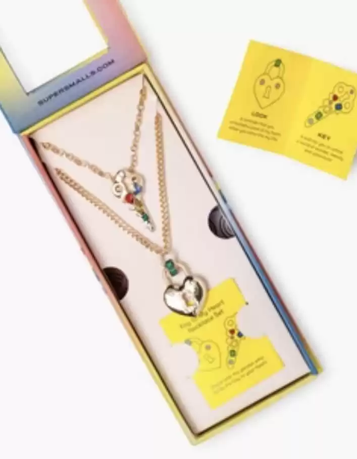 Lock & Key Mommy & Me Necklace Set