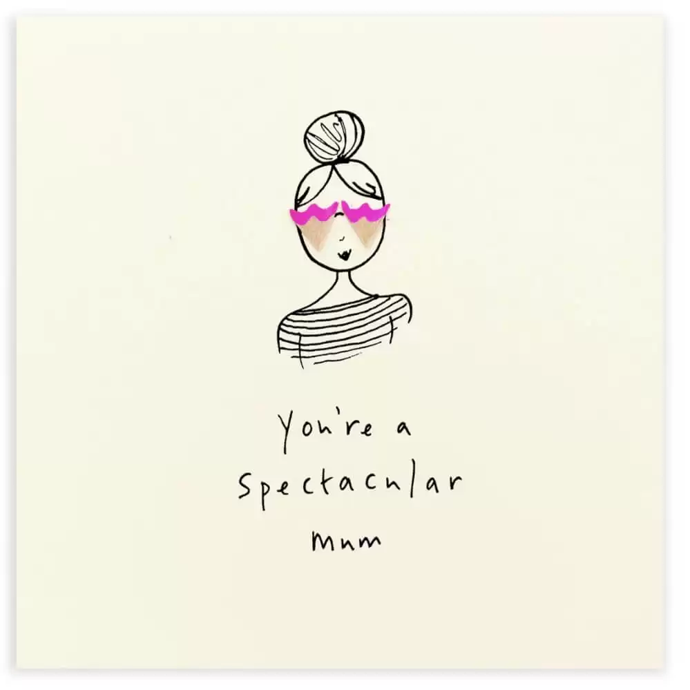 Pencil Shavings Card - Mother's Day Spectacles