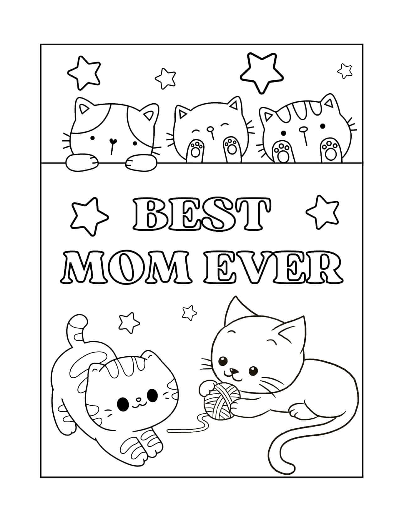10 Free Printable Mother's Day Coloring Pages for Kids – Hollow to Whole