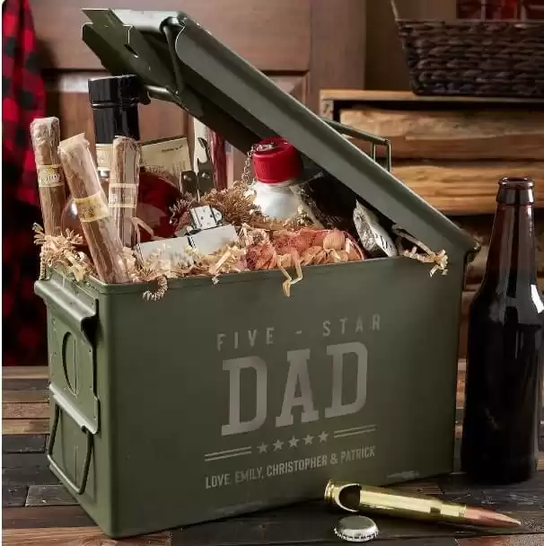 Five Star Dad Personalized Ammo Box