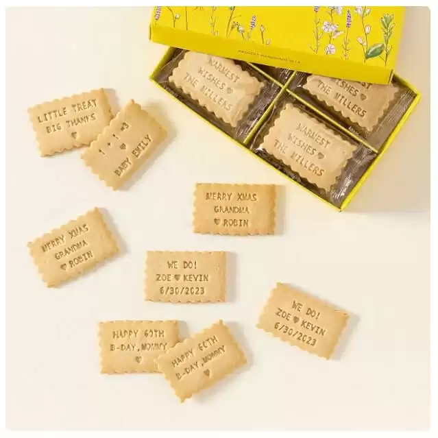 Message Shortbread Cookies