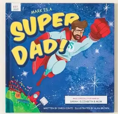 Custom Super Dad Book