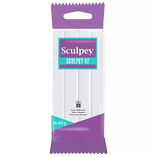 Sculpey Oven Bake Clay III-White