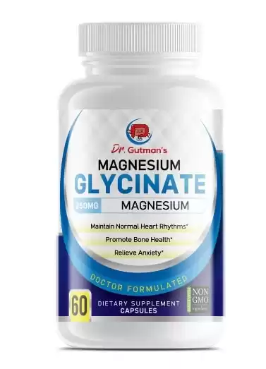 Magnesium Glycinate Non-GMO, Vegetarian, 60 capsules