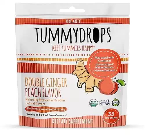 Tummydrops - Double Ginger Peach Flavor