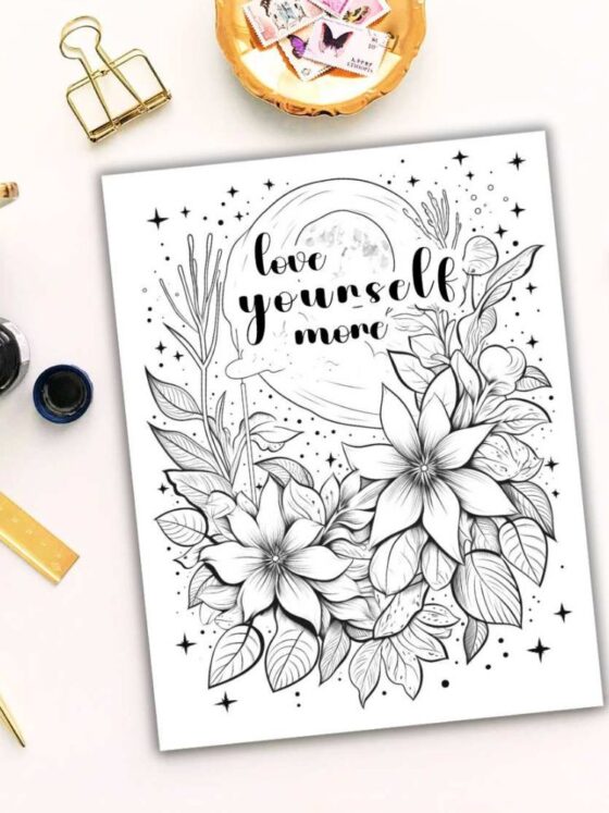 30 Printable Recovery Coloring Pages With Inspiring Sobriety Quotes