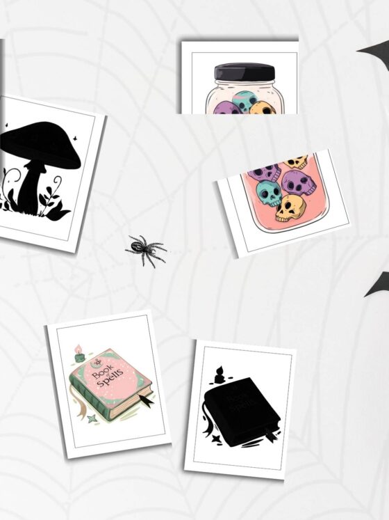 Groovy Halloween Matching Cards Activity