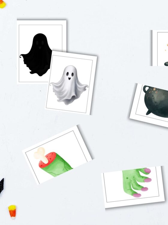 Halloween Matching Card Games for Kids